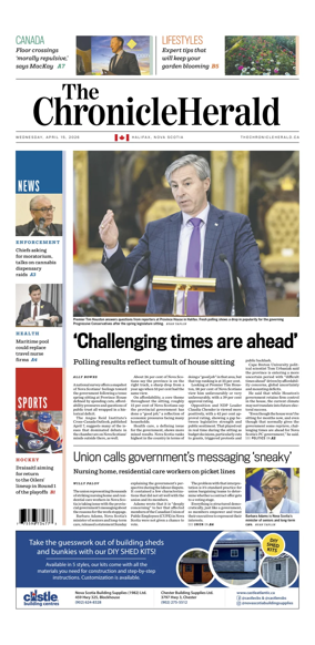 Cover of The Chronicle Herald (Provincial)