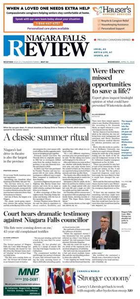 Cover of The Niagara Falls Review