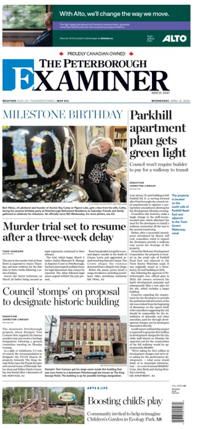 Cover of The Peterborough Examiner