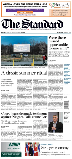 Cover of The Standard (St. Catharines)