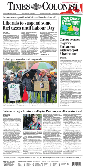 Cover of Times Colonist