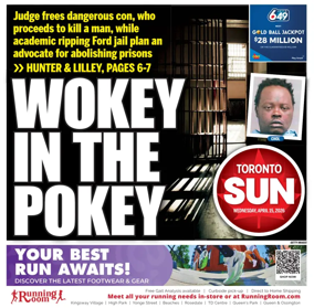 Cover of Toronto Sun