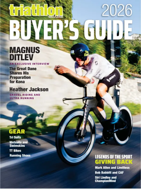 Cover of Triathlon Magazine Canada