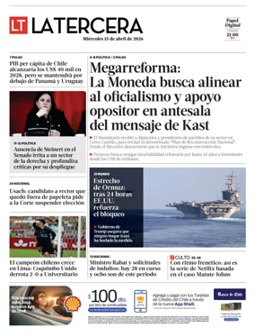 Cover of La Tercera