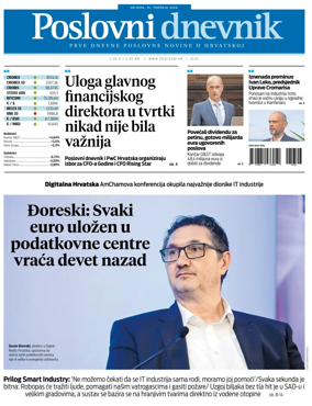 Cover of Poslovni Dnevnik