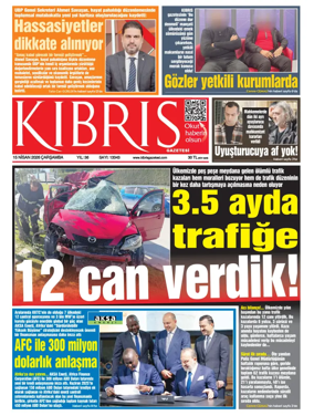 Cover of Kibris Gazetesi