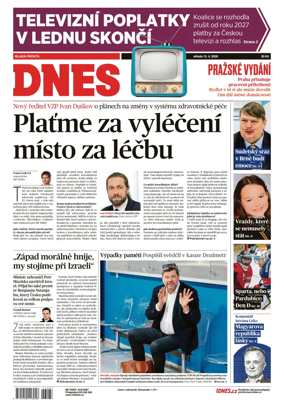 Cover of Dnes Prague Edition