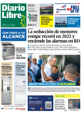 Cover of Diario Libre (Republica Dominicana)