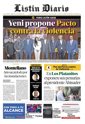 Cover of Listin Diario