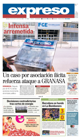 Cover of Diario Expreso