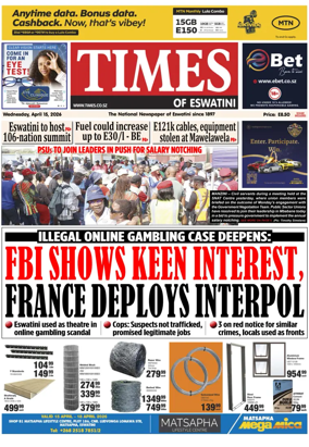 Cover of Times of Eswatini
