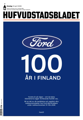 Cover of Hufvudstadsbladet