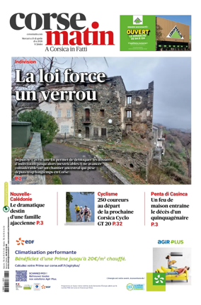 Cover of Corse Matin