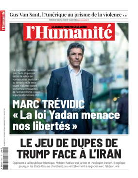 Cover of L'HUMANITE