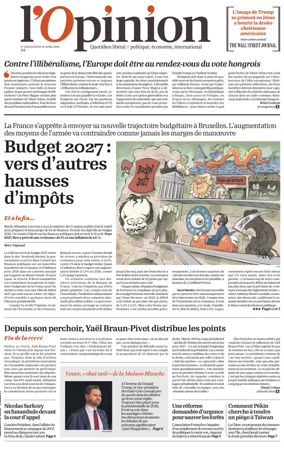 Cover of L'Opinion