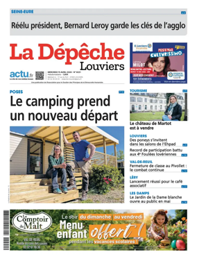 Cover of La Depeche Louviers