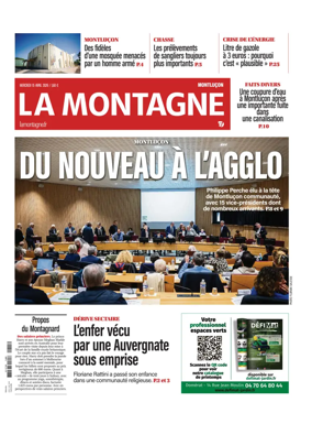 Cover of La Montagne (Montlucon)