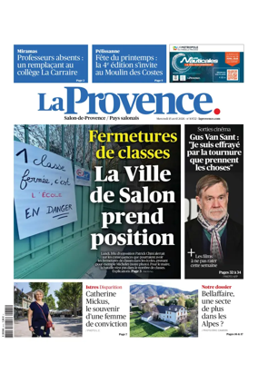 Cover of La Provence Salon-de-Provence / Pays salonais
