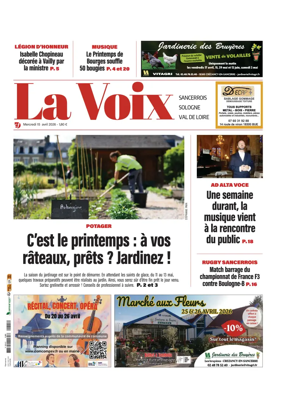 Cover of La Voix du Sancerrois