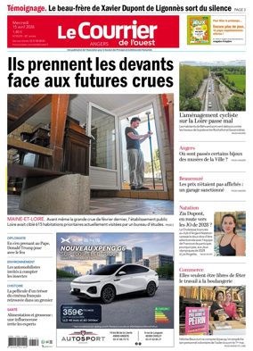 Cover of Le Courrier de l’Ouest (Angers)
