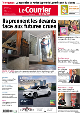 Cover of Le Courrier de l’Ouest (Saumur)