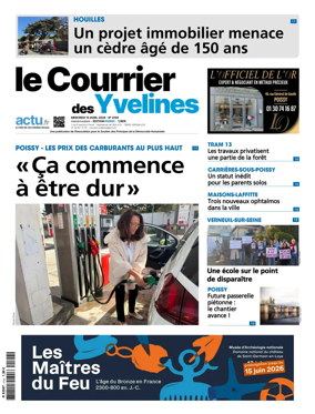 Cover of Le Courrier des Yvelines (Poissy)