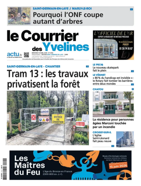 Cover of Le Courrier des Yvelines (Saint-Germain-en-Laye)