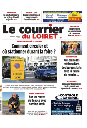 Cover of Le Courrier du Loiret
