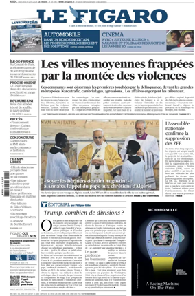 Cover of Le Figaro