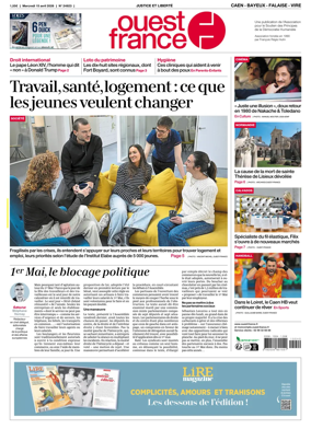 Cover of Ouest France (Caen - Bayeux - Falaise - Vire)