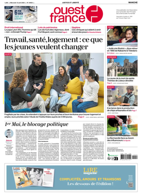 Cover of Ouest France (Manche)