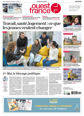 Cover of Ouest France (Mayenne)