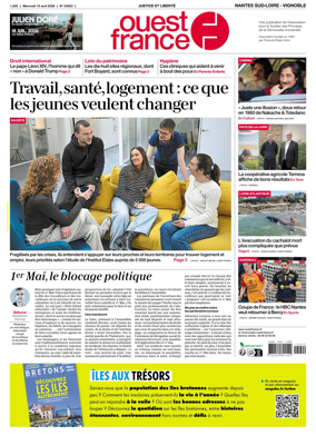 Cover of Ouest France (Nantes / Sud-Loire / Vignoble)