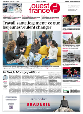 Cover of Ouest France (Nord-Finistere)