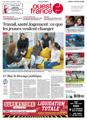 Cover of Ouest France (Redon / Pays de Vilaine)