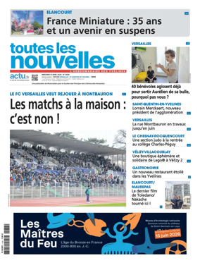 Cover of Toutes les Nouvelles (Versailles / Saint-Quentin-en-Yvelines)