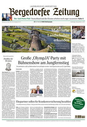 Cover of Bergedorfer Zeitung