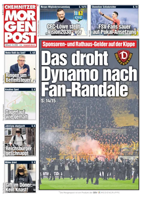 Cover of Chemnitzer Morgenpost