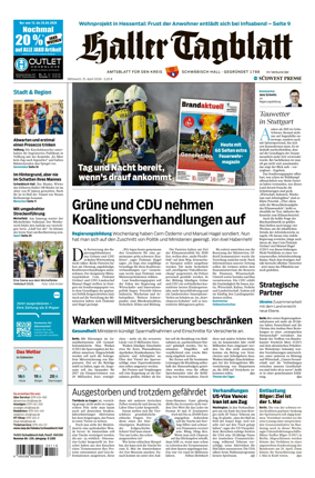Cover of Haller Tagblatt