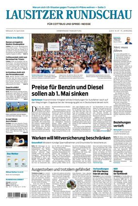 Cover of Lausitzer Rundschau