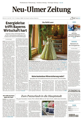 Cover of Neu-Ulmer Zeitung