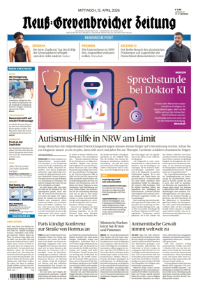 Cover of Neuss-Grevenbroicher Zeitung Neuss