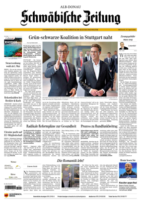 Cover of Schwabische Zeitung (Alb-Donau)