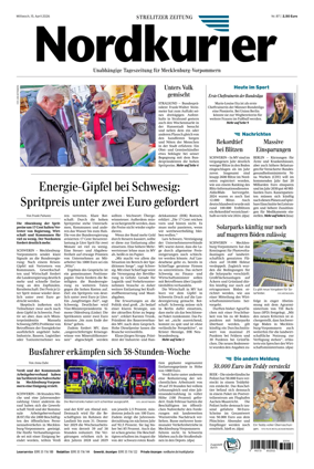 Cover of Strelitzer Zeitung