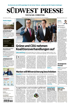 Cover of SUDWEST PRESSE - Neckar-Chronik