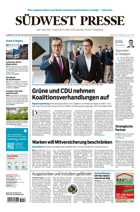 Cover of Sudwest Presse