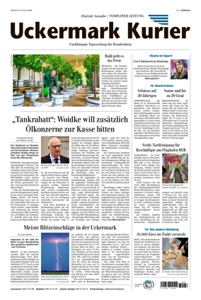 Cover of Templiner Zeitung