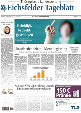 Cover of Thuringische Landeszeitung (Eichsfeld)