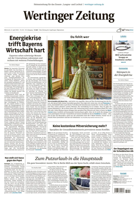 Cover of Wertinger Zeitung