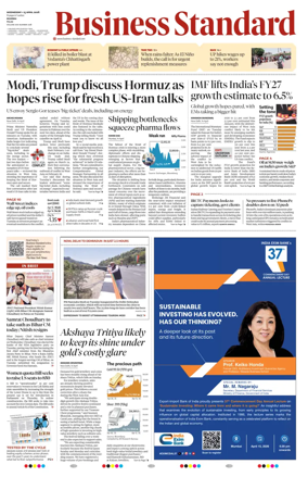 Cover of Business Standard